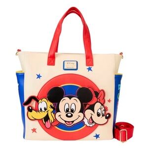 Loungefly Disney Mickey & Friends Convertible Tote / Backpack